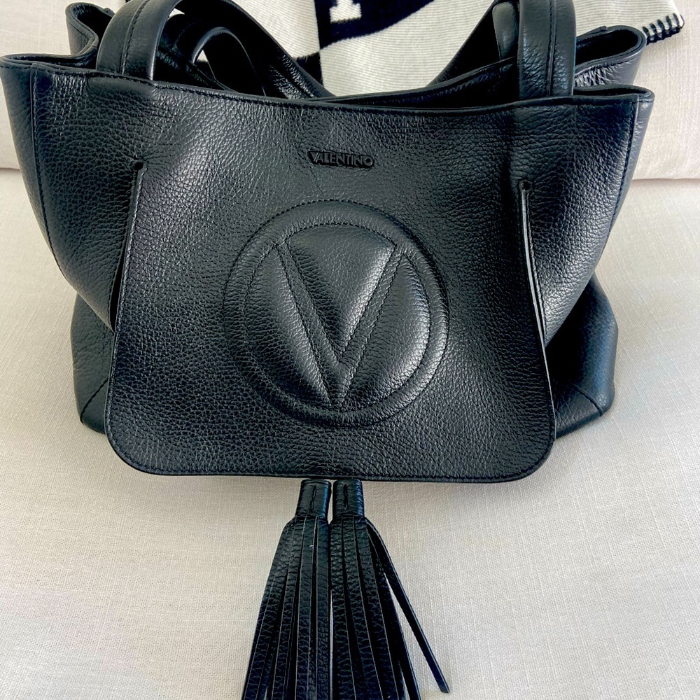 Valentino by Mario Valentino Leather Tote